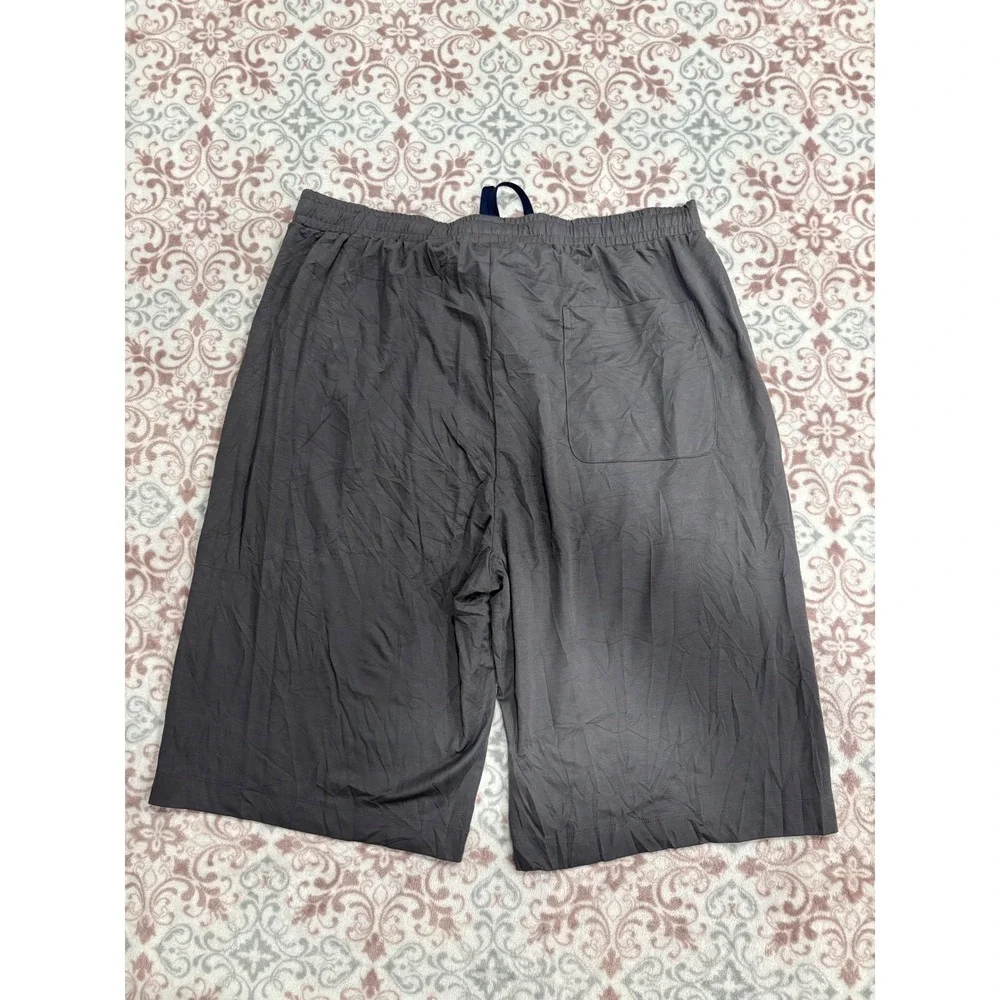 Proman Mens XXL Athletic Shorts Gray Elastic Drawstring Waist Pockets New Tag - Picture 9 of 11